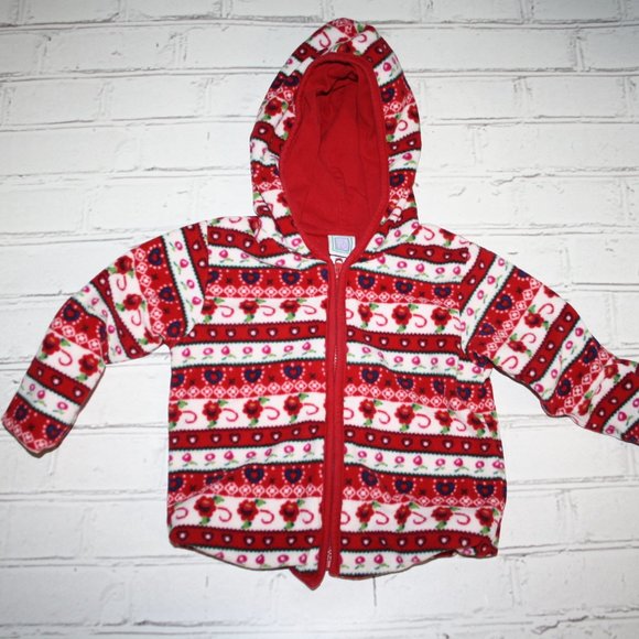 Little Me Other - 🧵 Fleece Zipper Hoodie – Girls 2T